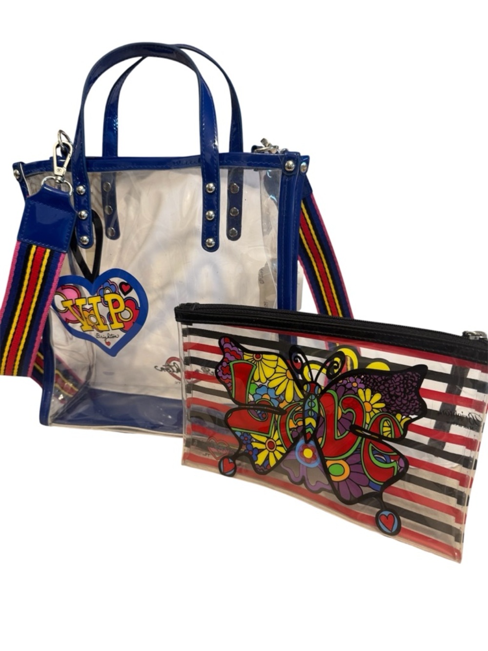 Brighten Clear VIP Limited Addition Stadium Bag w/Pouch Never used